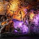 El árbol de la vida, una de las obras representativas de la Catedral de Sal de Zipaquirá.