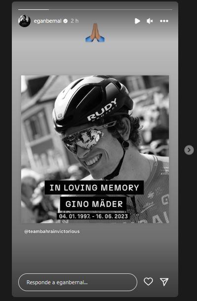 Egan se despidió de su colega