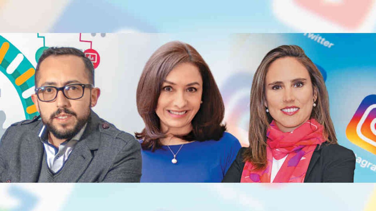 De izquierda a derecha: Nicolás Rojas, director operativo de Fluvip; Olga Britto, directora de IAB Colombia y Natalia Serna, gerente de Goldfish. Los buenos influencers son efectivos. Pero hay que asesorarse para no caer en la trampa de falsas interacciones.
