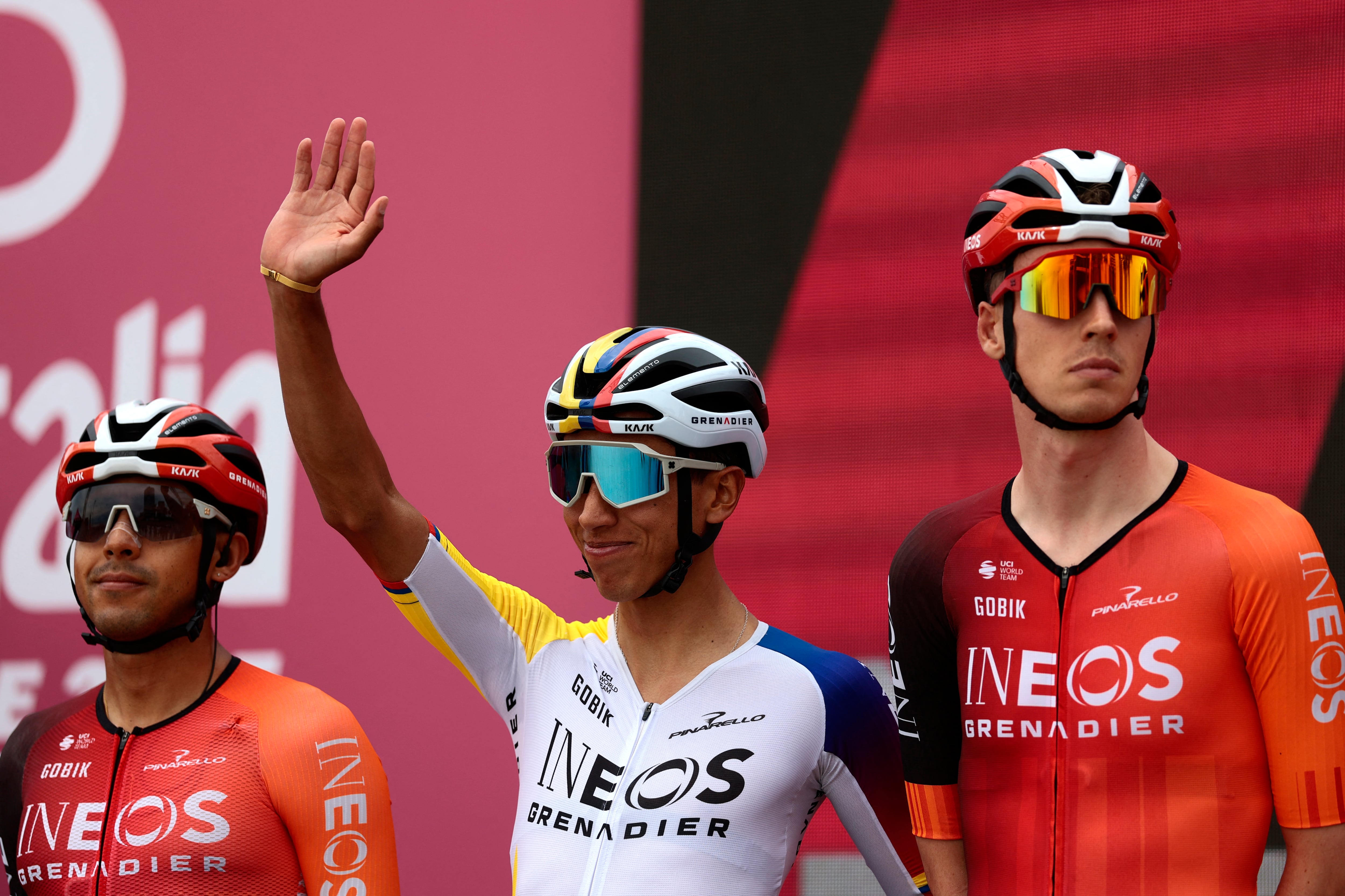 Egan Bernal está por fuera del top 10 de la clasificación general del Giro de Italia.