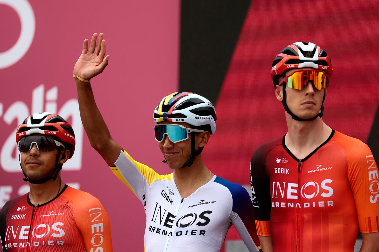Egan Bernal está por fuera del top 10 de la clasificación general del Giro de Italia.