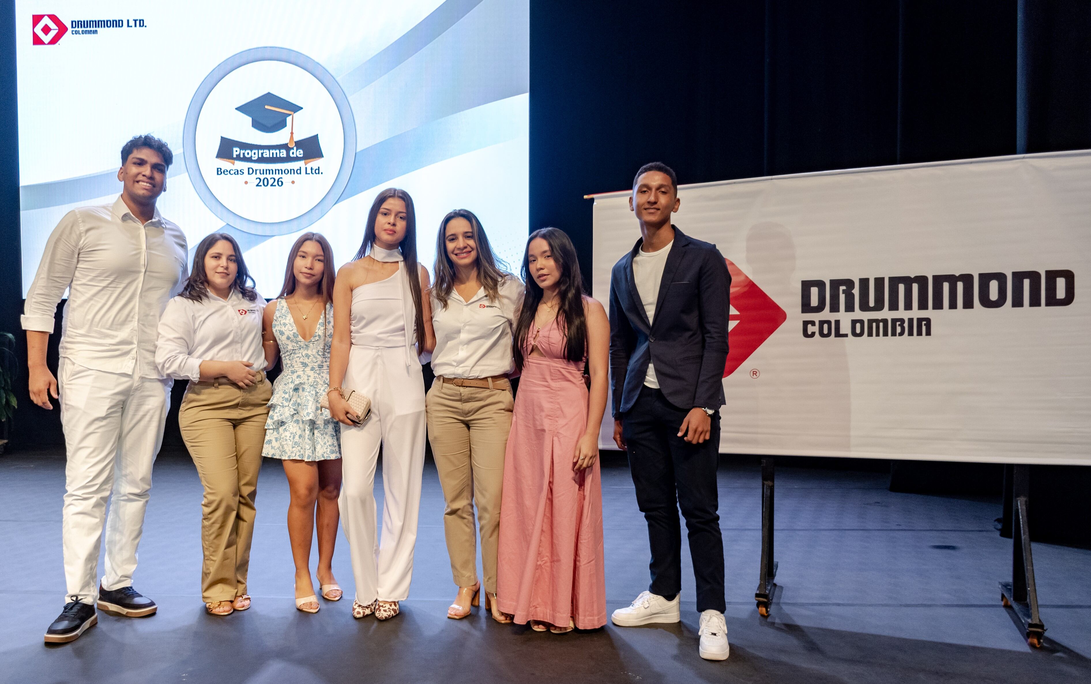 Beneficiarios de las Becas Drummond en
el Magdalena.