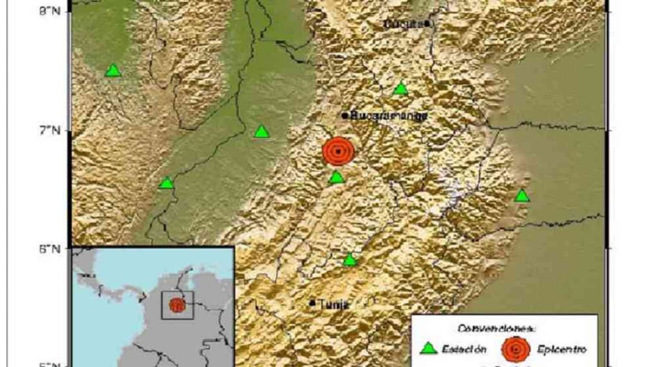 Nuevo temblor se registró en el centro de Colombia este lunes 28 de marzo