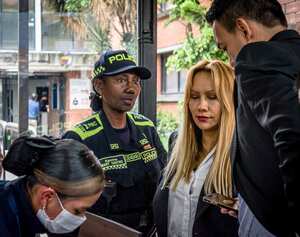 Bogotá. Noviembre 29 de 2024. Sandra Ortiz se presentó a la audiencia a la que fue citada en los juzgados de Paloquemao por su presunta participación en los casos de corrupcion de la UNGRD. (Colprensa - Lina Gasca)