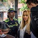 Bogotá. Noviembre 29 de 2024. Sandra Ortiz se presentó a la audiencia a la que fue citada en los juzgados de Paloquemao por su presunta participación en los casos de corrupcion de la UNGRD. (Colprensa - Lina Gasca)