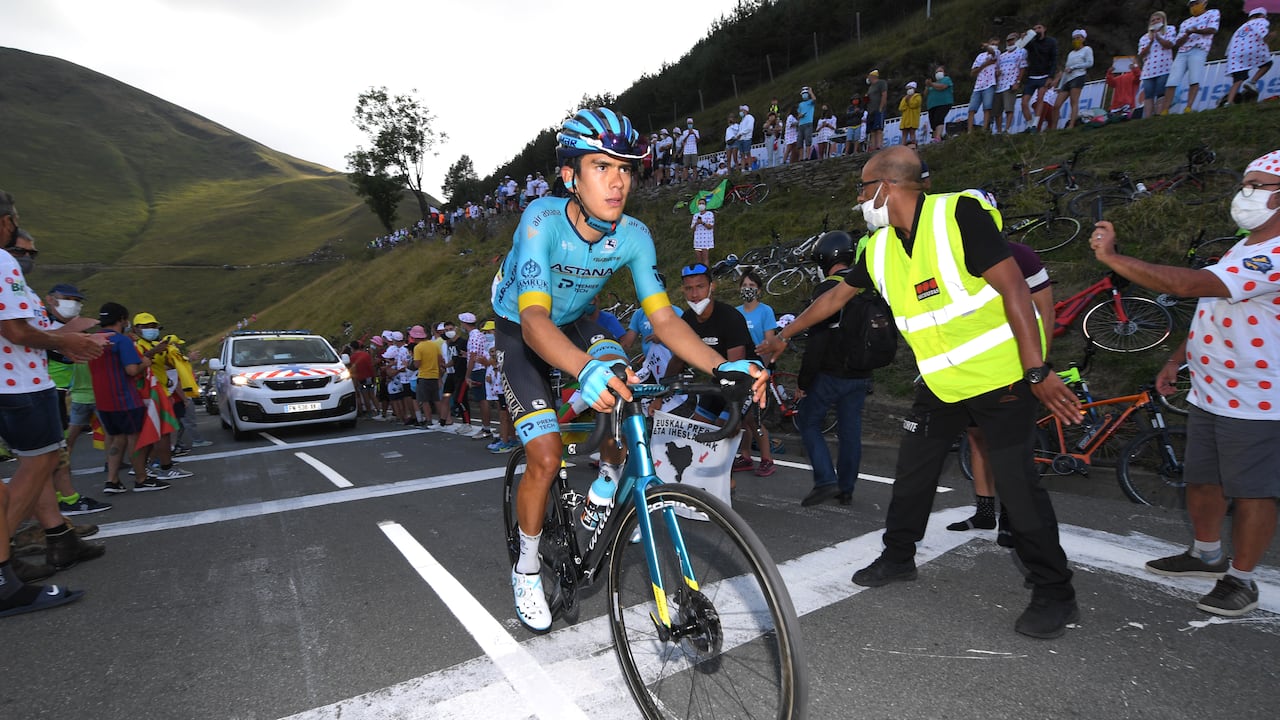 Harold Tejada en la etapa 8 del Tour de Francia 2020.