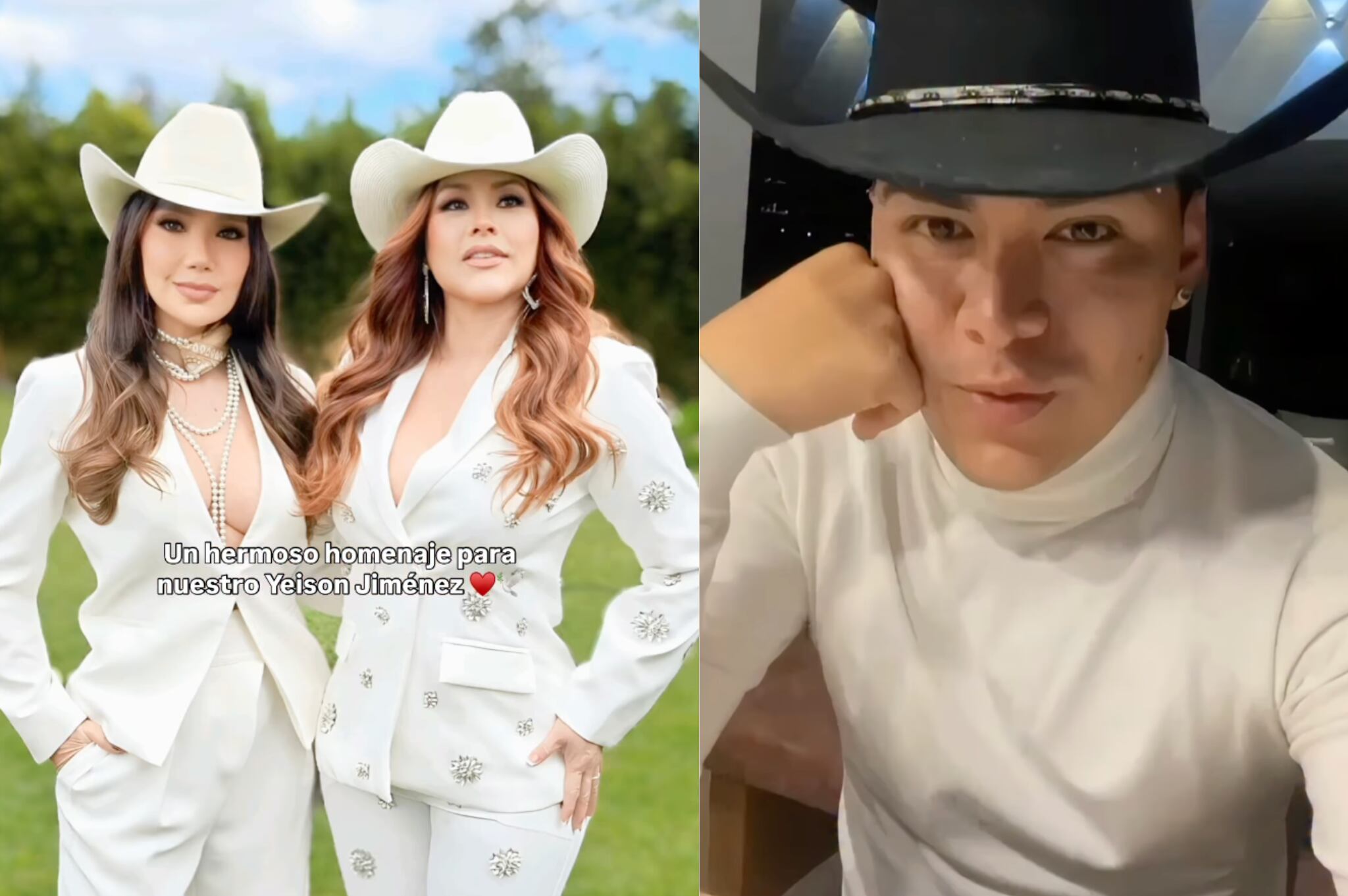 Cantante de música popular reveló video inédito de Yeison Jiménes.