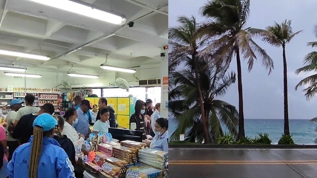 Momentos de angustia que se viven en San Andrés ante la inminente llegada de la tormenta Julia.
