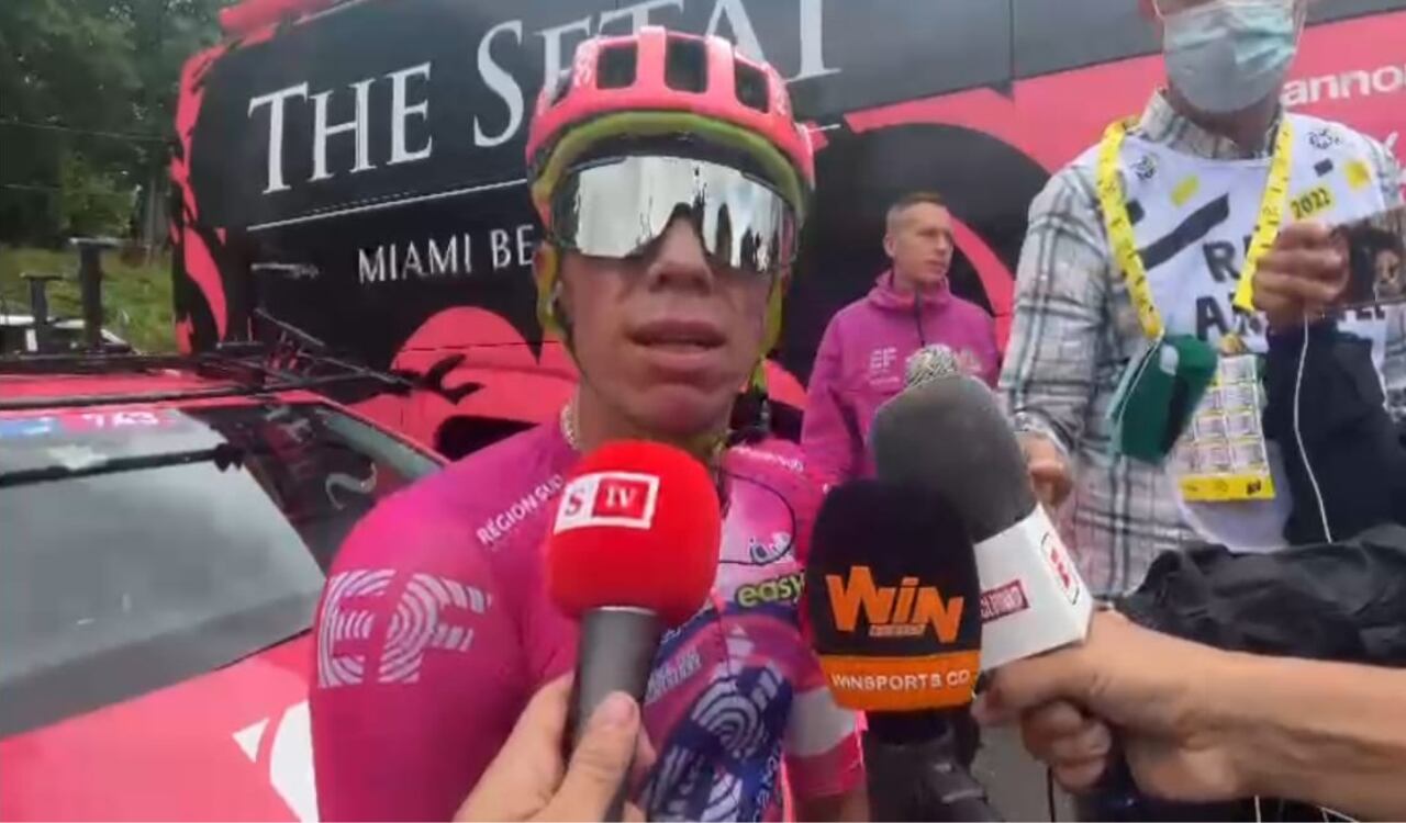Rigoberto Urán exhausto con el nivel de la etapa 6 en el Tour de Francia 2022