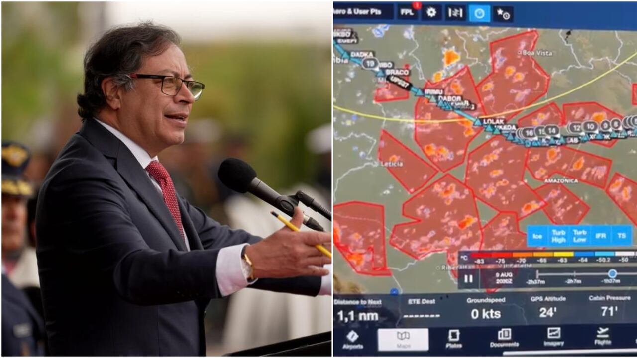 Presidente Gustavo Petro tormenta en Brasil