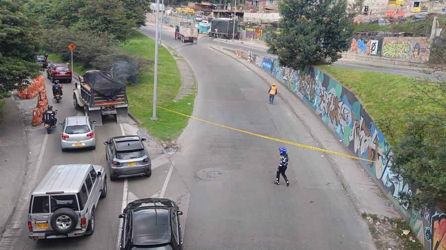 Por manifestaciones se cerró la Avenida Circunvalar. - X (@BogotaTransito)