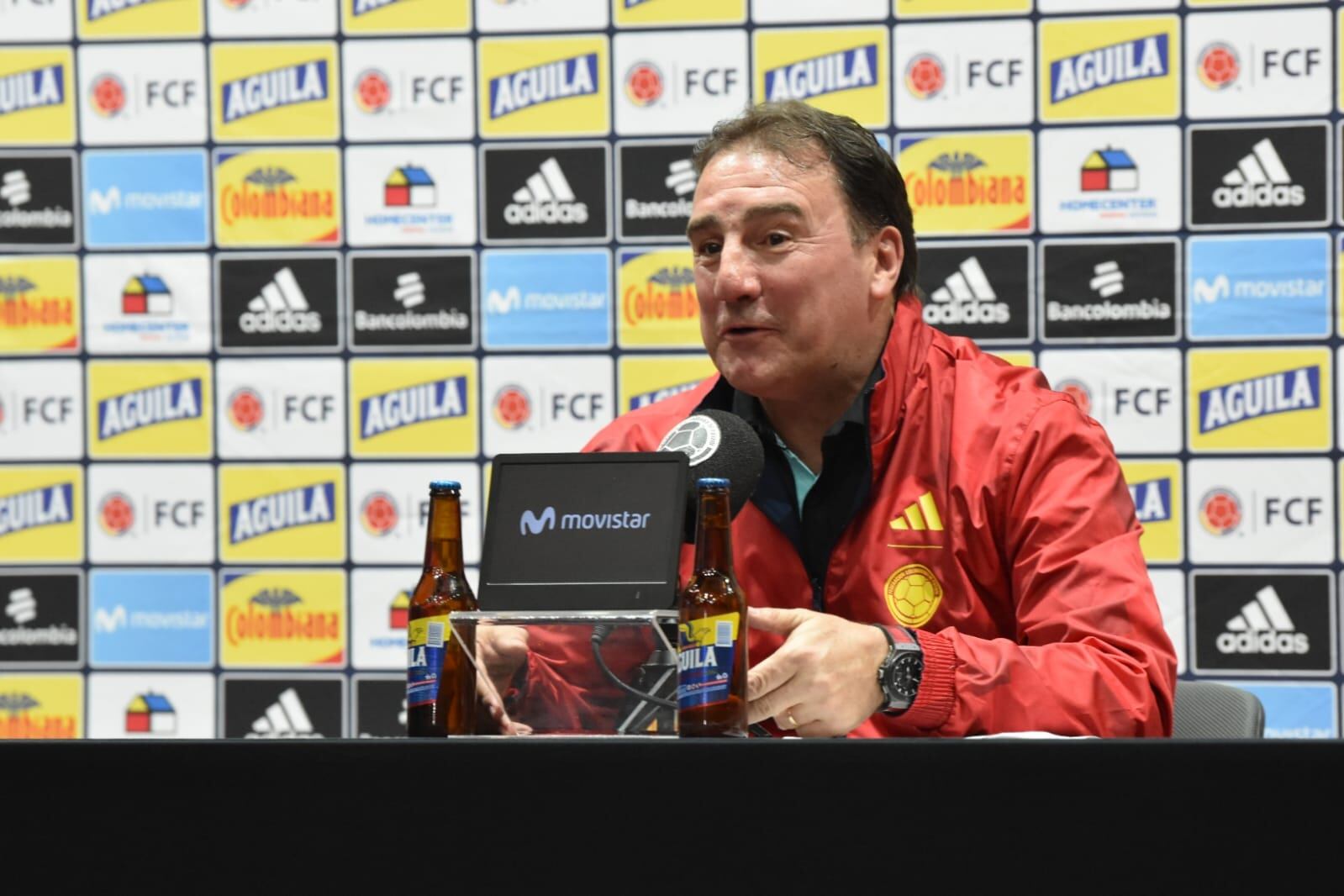 Nestor Lorenzo, técnico de la Selección Colombia Rueda de Prensa