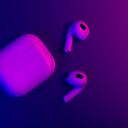 New AirPods 3 on white color background