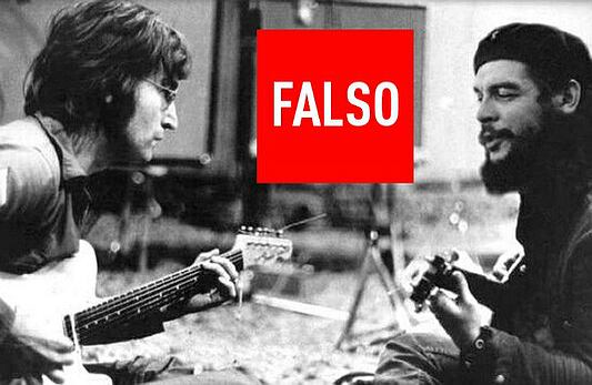 ¿John Lennon tocando un dúo con el Che Guevara?