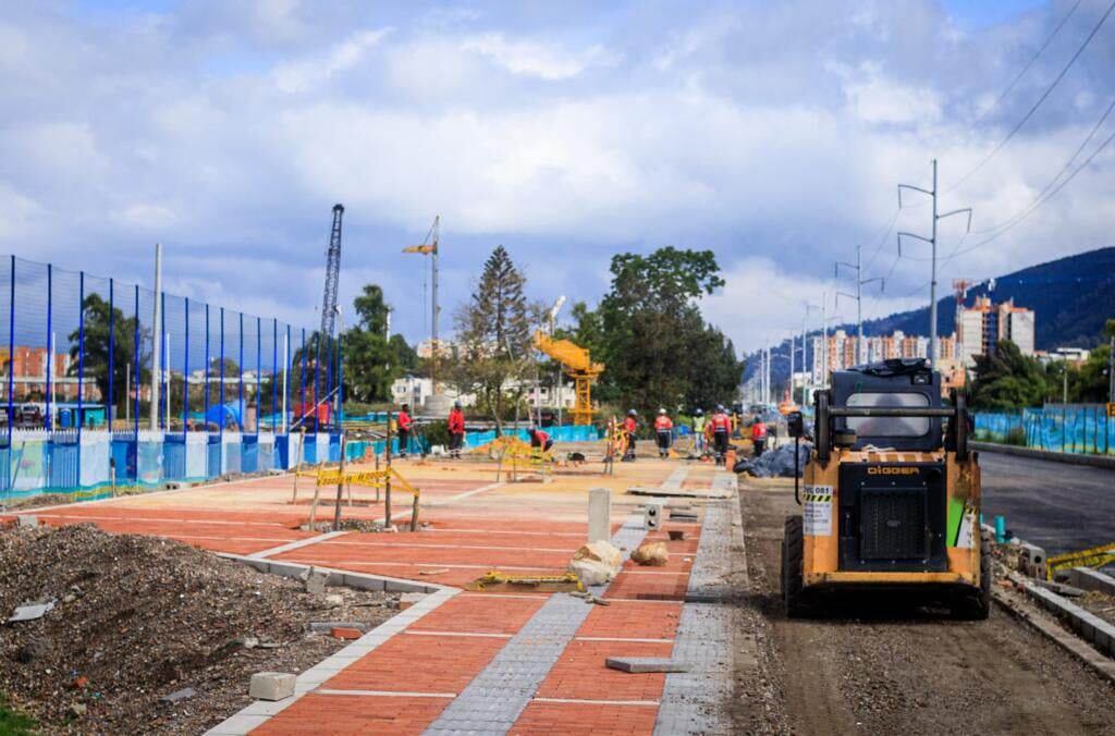 Obras de vías y espacio público en Bogotá