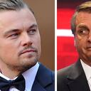 El actor Leonardo DiCaprio instó a los votantes jóvenes de Brasil a "impulsar un cambio hacia un planeta saludable", lo que generó la respuesta del mandatario Bolsonaro. Foto: AP / montaje SEMANA.
