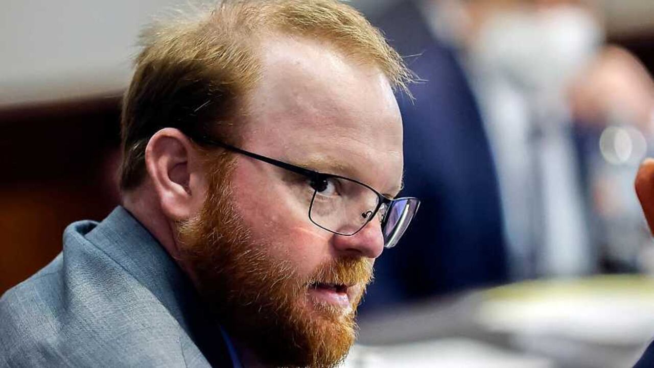 Imagen de Travis McMichael, uno de los culpables por el crimen de Ahmaud Arbery, GETTY IMAGES NORTH AMERICA / AFP