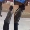 El profesor le llamó la atención al estudiante, según lo que se escucha en el video, por decir groserías.