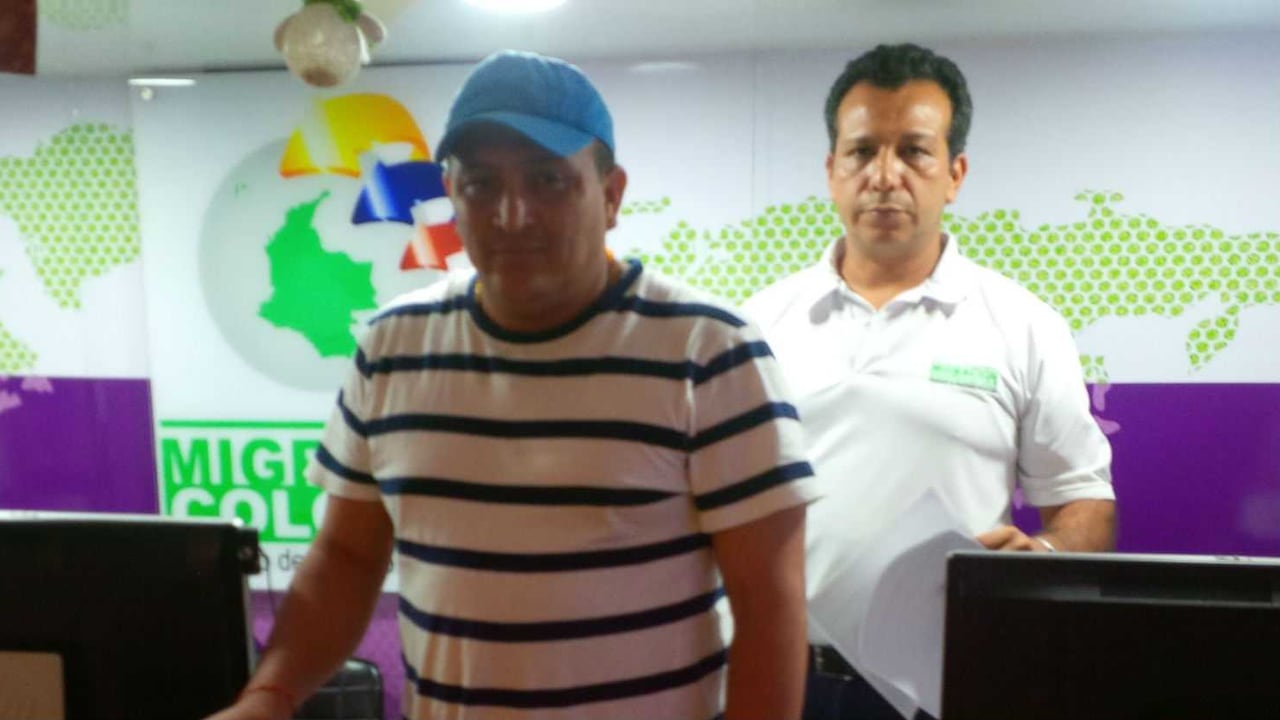 Juan Carlos Vega Figueroa, alias 'Pirín' fue detenido por funcionarios de Migración Colombia tras ser expulsado de Venezuela.