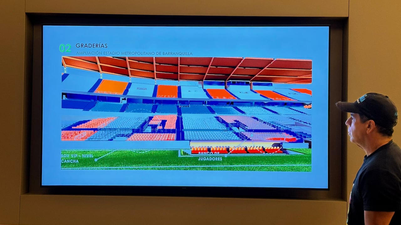 Las primeras imagenes de la ampliación del estadio Metropolitano de Barranquilla.