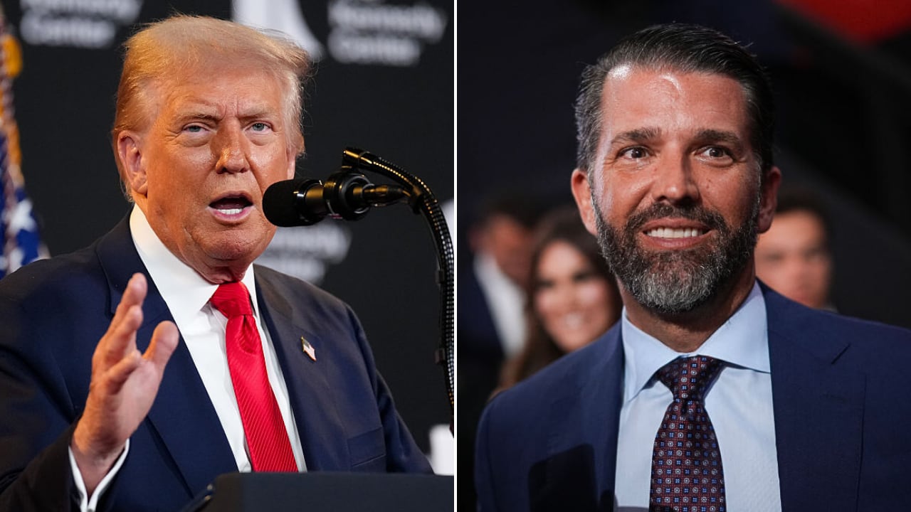Donald Trump y Donald Trump Jr.