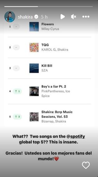Foto: Instagram @shakira.