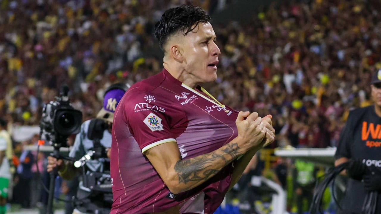 Gustavo Ramírez anotó el gol del empate en la final ida ante Nacional.