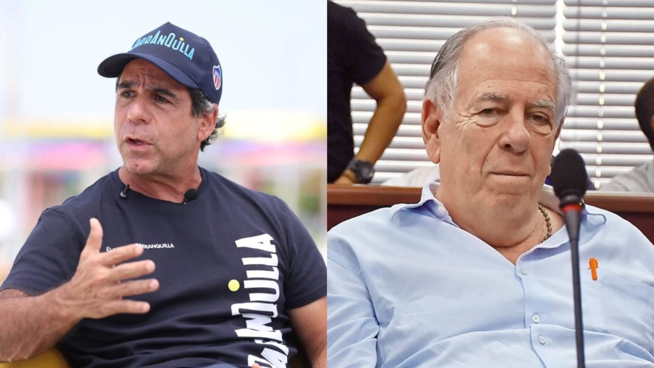 Alex Char, alcalde de Barranquilla; Julio Gerlein, empresario de la región.