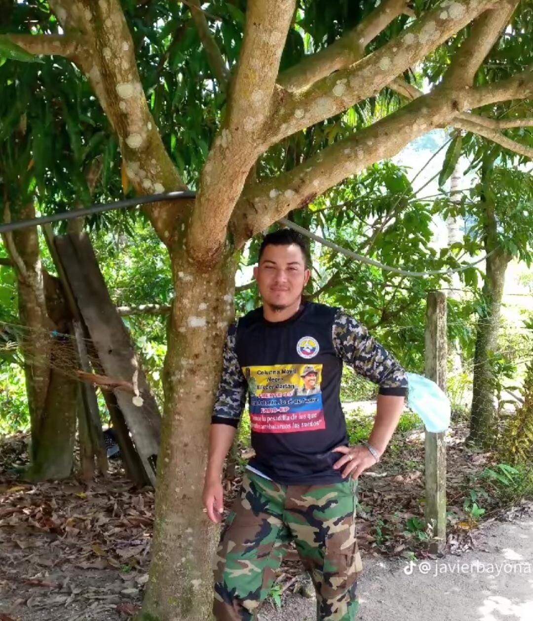 Guerrillero Segunda Marquetalia en Morales.