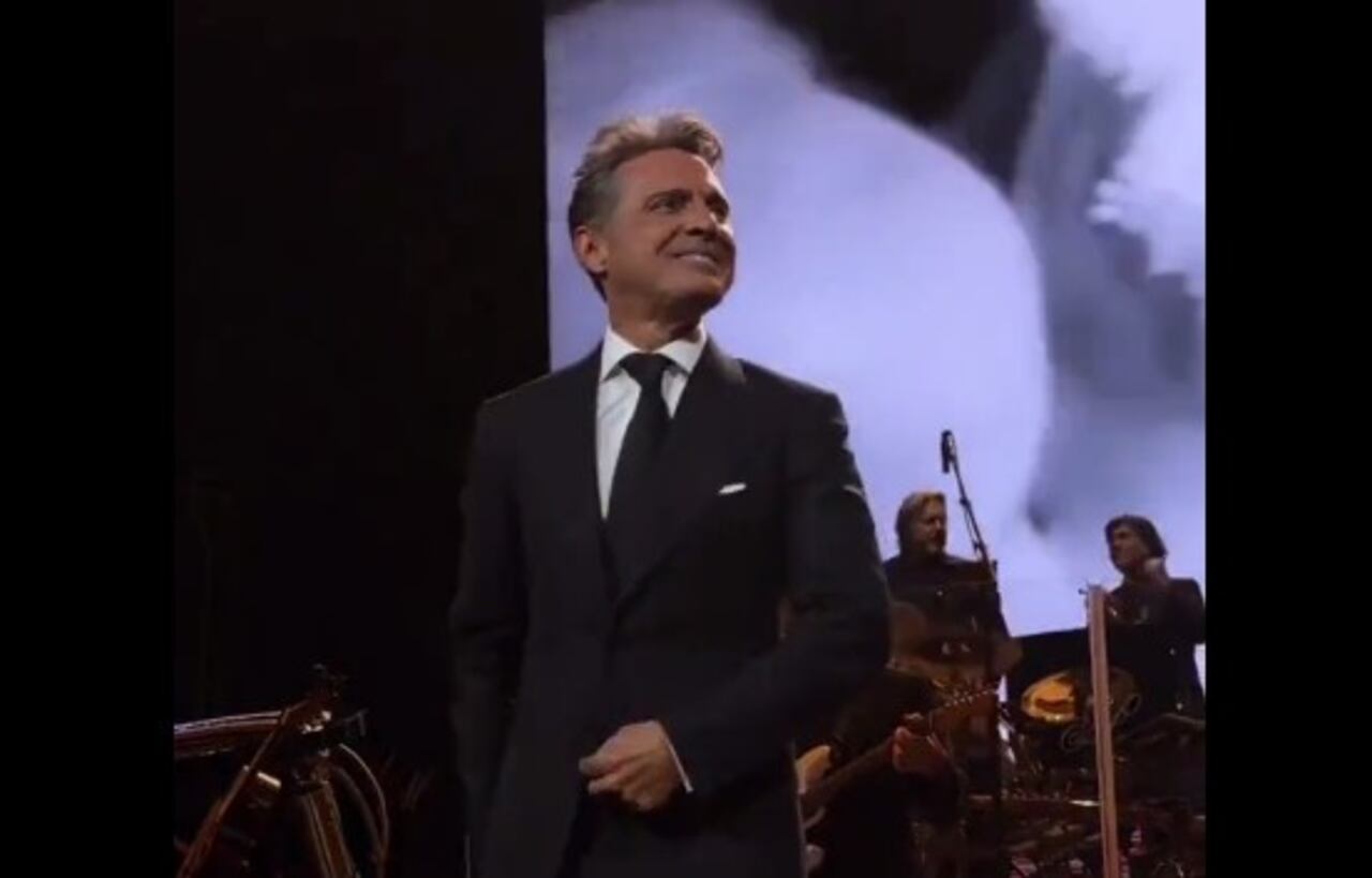 El cantante mexicano en el Luis Miguel Tour 2023 en Buenos Aires el 3 de agosto. Tomado de redes sociales @lordsolecito_