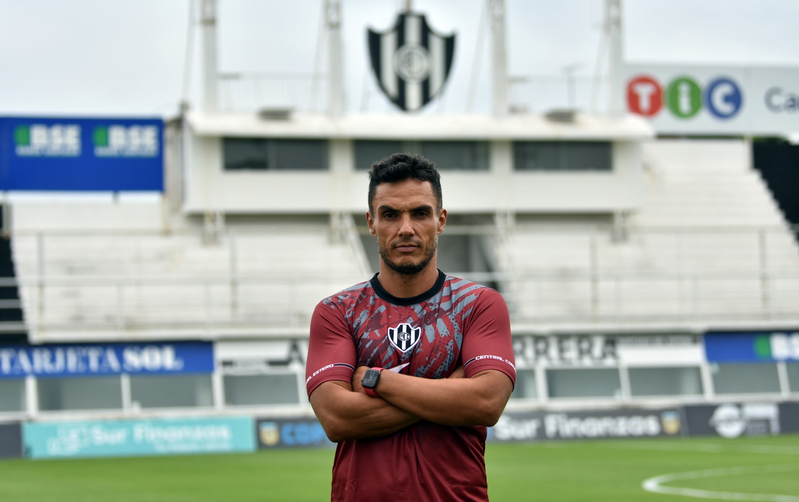 Lucas González ya tuvo su primera practica con Central Córdoba.