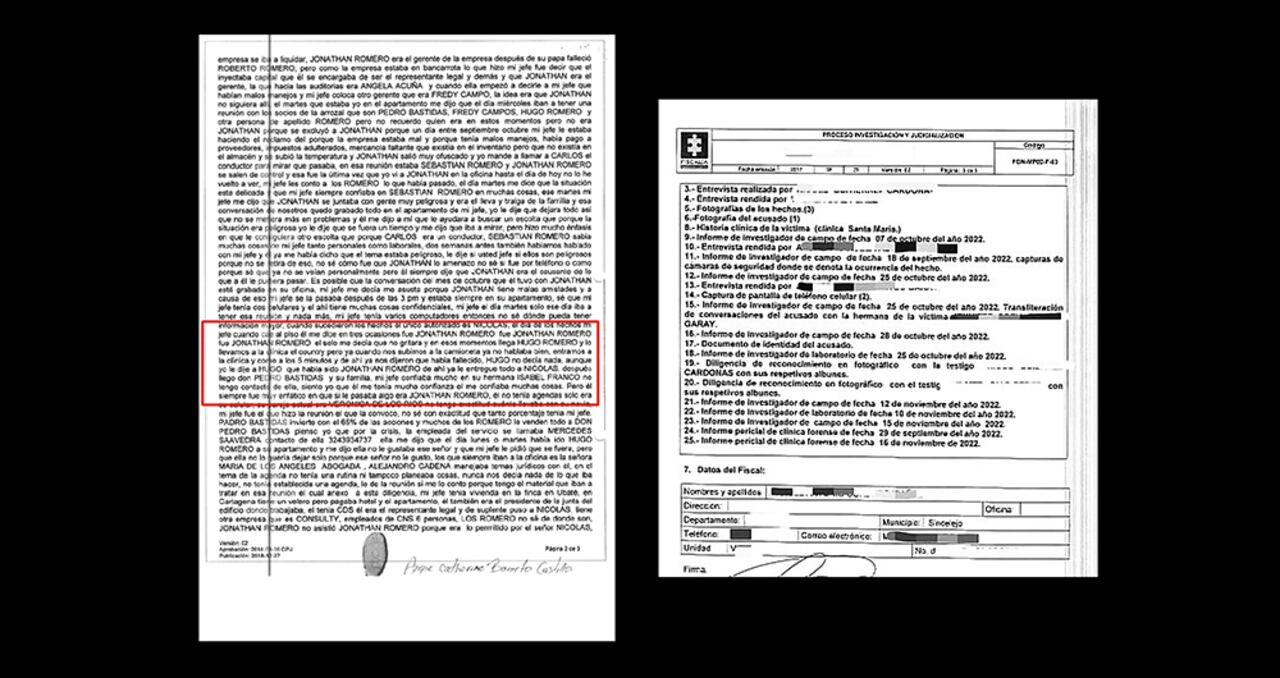 La Fiscalía tiene una docena de declaraciones que entregan detalles de la investigación. Además de informes y peritajes a los celulares del único capturado.
