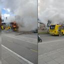 Bus nuevo de Transmilenio vandalizado