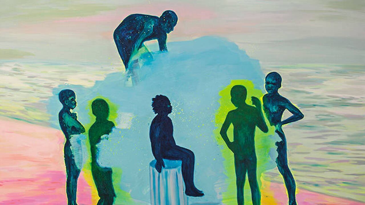 Allá nos veremos (2018). Óleo sobre lienzo, 150 x 200 cm. Adriana Ciudad