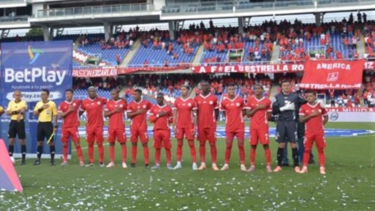 Primer once que América de Cali presentó en 2026