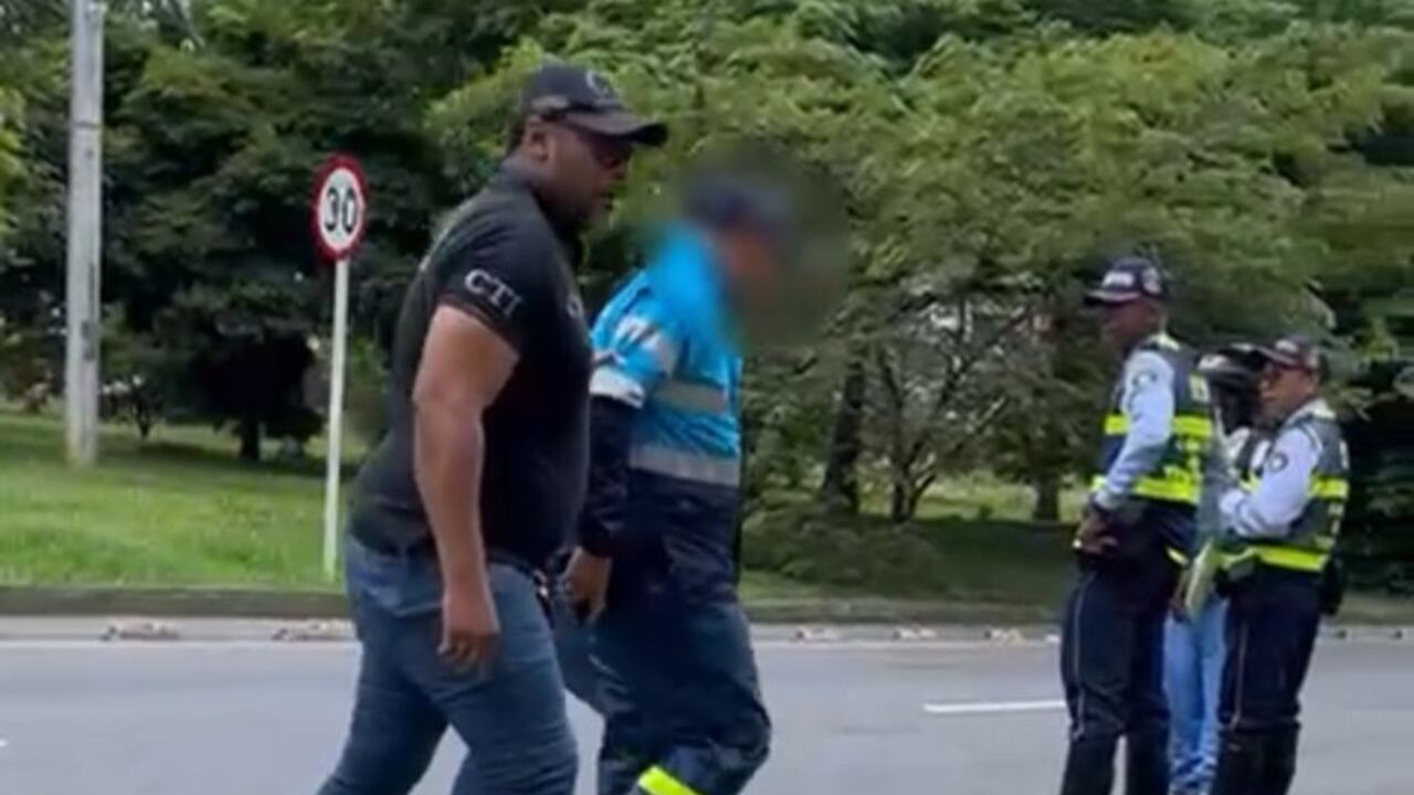 Guarda de tránsito capturado en Cali