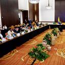 El presidente Gustavo Petro sostuvo un encuentro con los gobernadores del país, este martes.