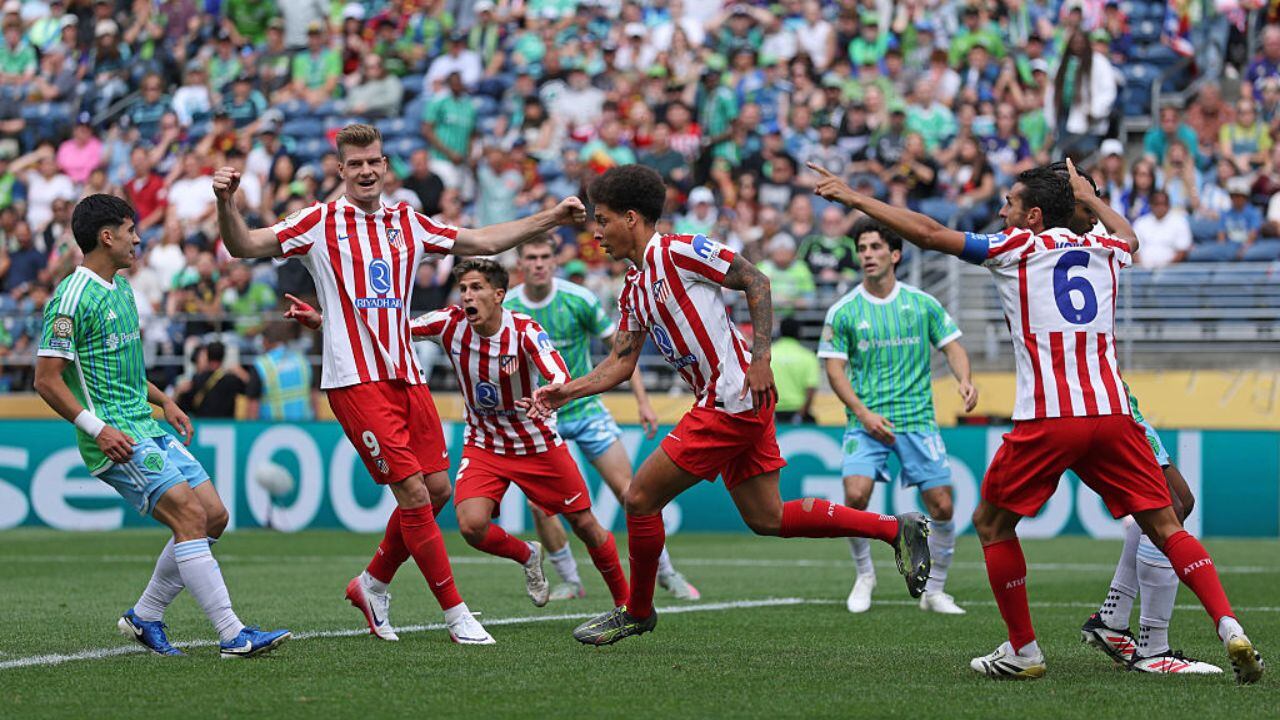 Imagen del Atlético de Madrid vs. Seattle Sounders .