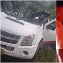 Impresionante choque entre un bus y un ambulancia, en la vía Planeta Rica-Montería