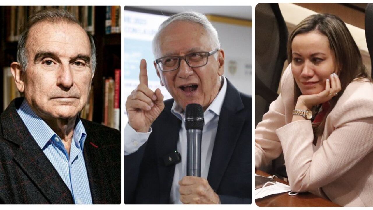 Humberto de la Calle, Guillermo Alfonso Jaramillo y Carolina Corcho.