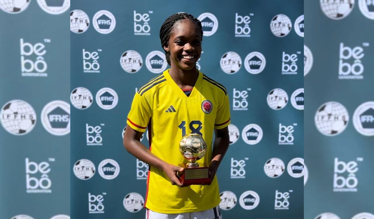 Linda Caicedo, mejor jugadora juvenil (Sub-20) de 2022.