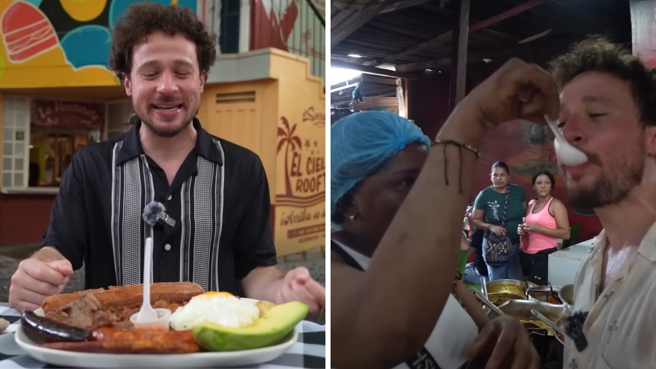 Luisito Comunica dijo cuál es el mejor plato de comida rápida colombiana.