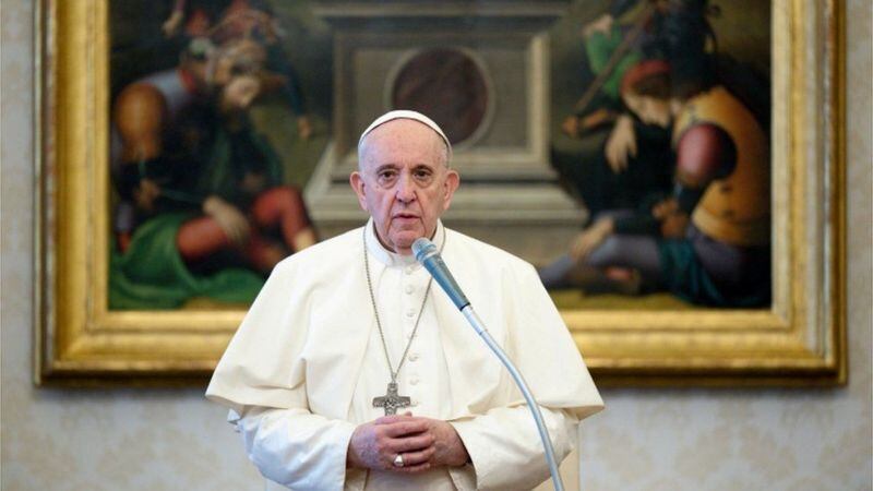 El Papa Francisco se refirió a la matanza de cientos de miles de armenios como "el primer genocidio del siglo XX". BBC - REUTERS