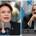 La presidenta de Honduras, Xiomara Castro y su cuñado Carlos Zelaya