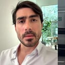 Director Samuel Adrián y el momento de su arresto en Bogotá.