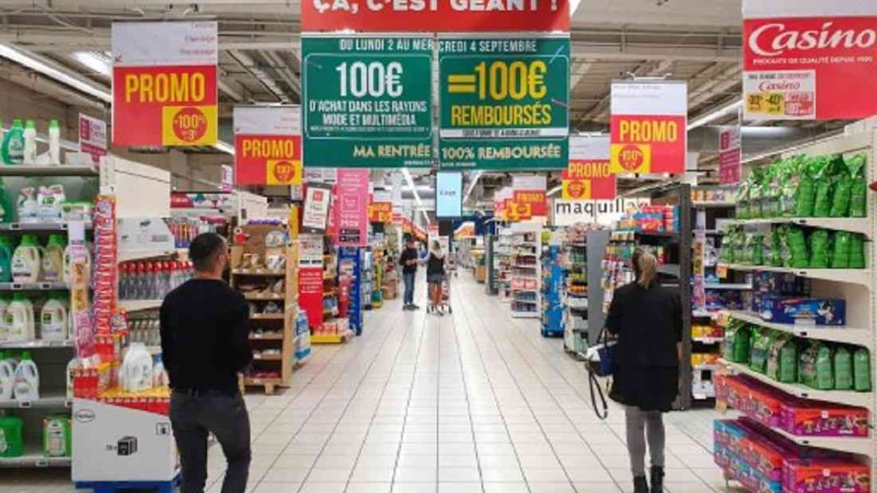 El Grupo Casino es la mayor cadena minorista de Francia. Foto: AFP