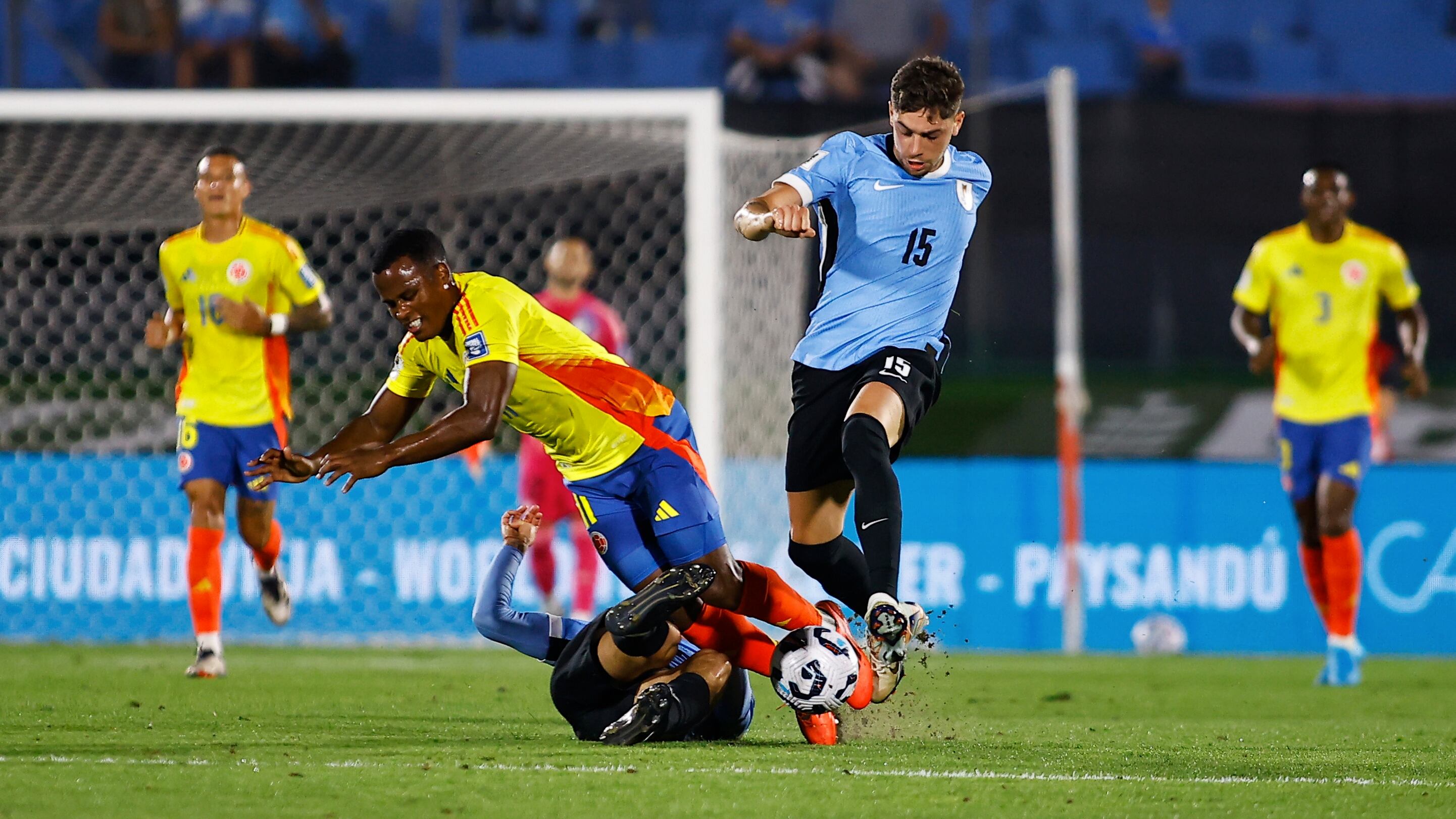 Uruguay vs. Colombia - viernes 15 de noviembre de 2024 - Estadio Centenario de Montevideo.