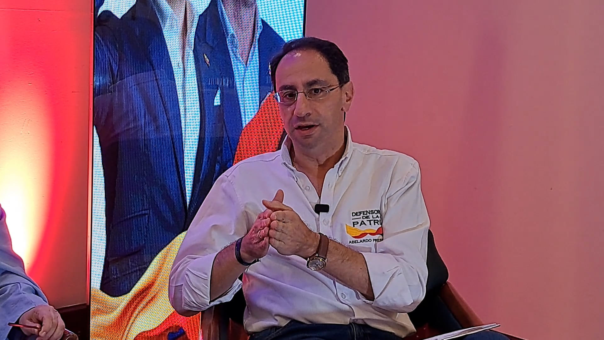 José Manuel Restrepo fórmula vicepresidencial de Abelardo de la Espriella en entrevista con Vicky Perea directora de El País