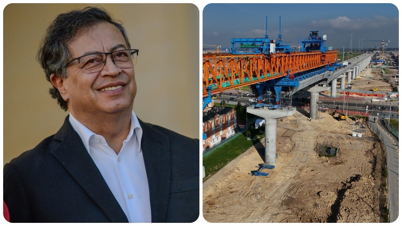 El presidente Gustavo Petro volvió a criticar la construcción de un metro elevado para Bogotá.
