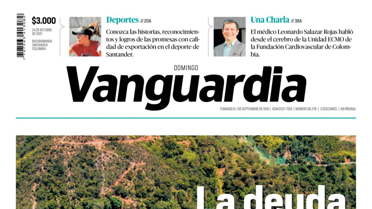 Portada del nuevo formato de Vanguardia